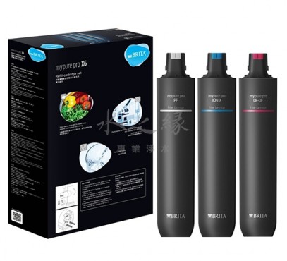 BRITA mypure pro X6 專用替換濾芯組